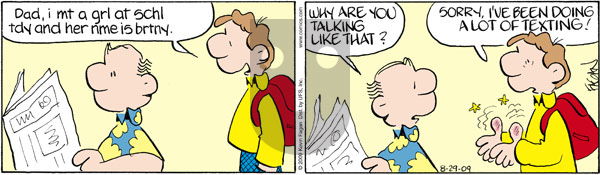 Drabble on Saturday August 29, 2009 Comic Strip