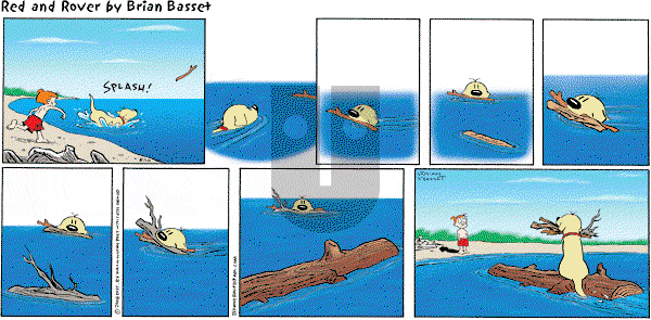 Red and Rover on Sunday August 10, 2008 Comic Strip