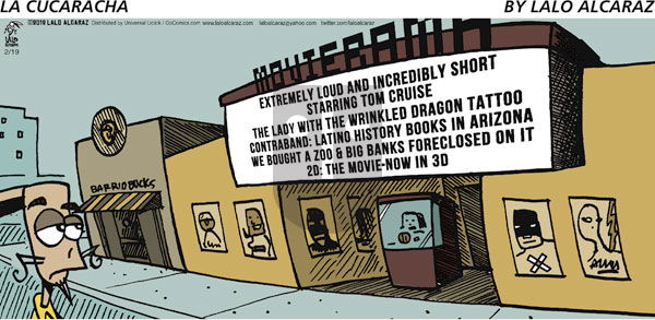 La Cucaracha on Sunday February 19, 2012 Comic Strip