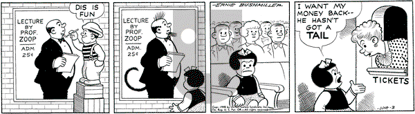Nancy on Thursday June 3, 1948 Comic Strip