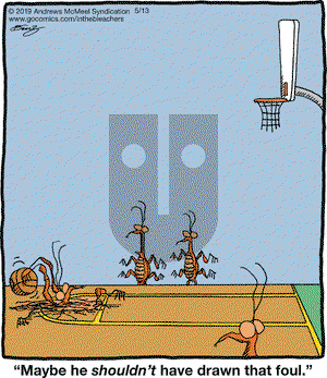 In the Bleachers on Monday May 13, 2019 Comic Strip