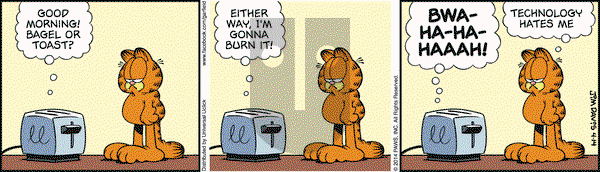 Garfield on Monday April 14, 2014 Comic Strip
