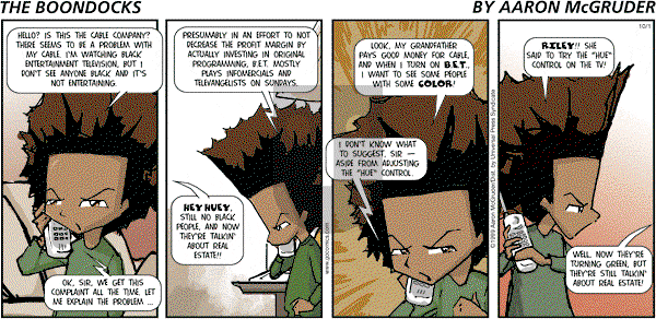 The Boondocks on Sunday May 4, 2014 Comic Strip