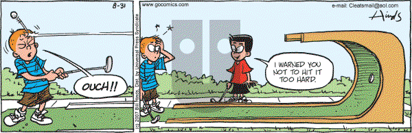 Cleats - Friday August 31, 2007 Comic Strip