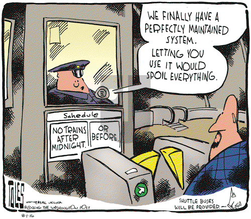 Tom Toles on Monday August 1, 2016 Comic Strip