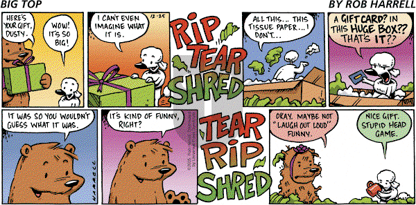 Big Top on Sunday December 25, 2005 Comic Strip