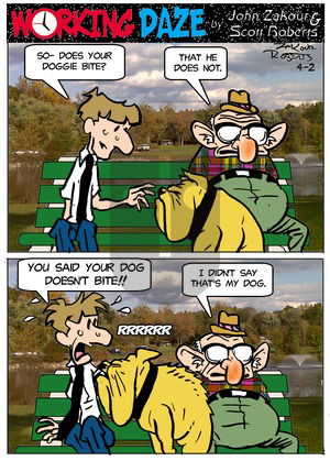 Working Daze on Wednesday April 2, 2025 Comic Strip