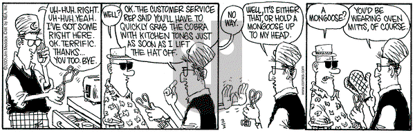 Monty on Thursday March 3, 2005 Comic Strip