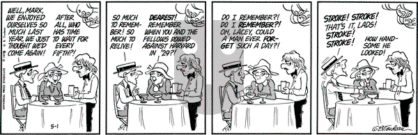 Doonesbury on Thursday May 1, 1975 Comic Strip