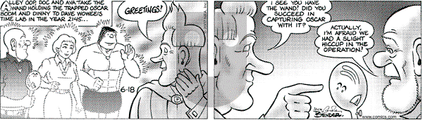 Alley Oop on Monday June 18, 2007 Comic Strip