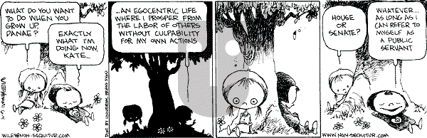 Non Sequitur on Monday June 4, 2001 Comic Strip