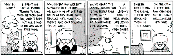 FoxTrot on Saturday January 12, 2002 Comic Strip