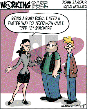 Working Daze - Wednesday April 2, 2008 Comic Strip