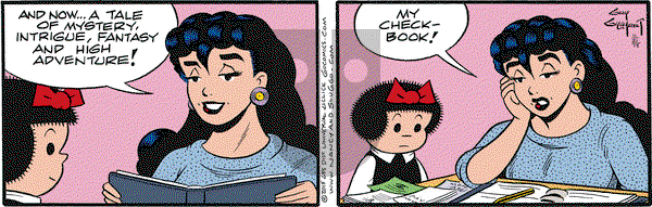 Nancy on Saturday November 21, 2015 Comic Strip