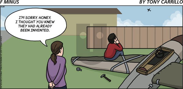 F Minus on Sunday March 25, 2018 Comic Strip