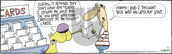 The Duplex on Wednesday January 11, 2017 Comic Strip