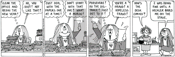 Cathy Classics on Wednesday January 5, 1994 Comic Strip