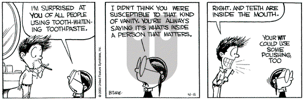 Grand Avenue on Thursday July 24, 2003 Comic Strip