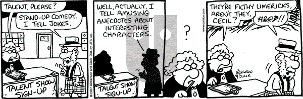 Lola on Tuesday March 27, 2007 Comic Strip