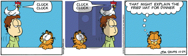 Garfield - Tuesday October 24, 2000 Comic Strip