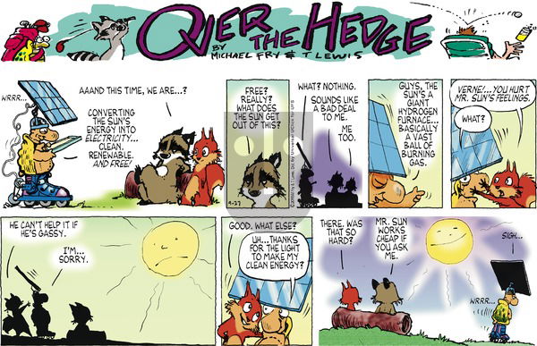 Over the Hedge on Sunday September 27, 2015 Comic Strip