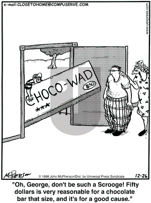 Close to Home on Saturday December 26, 1998 Comic Strip