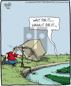 In the Bleachers on Wednesday March 23, 2011 Comic Strip