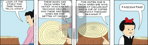 Nancy on Thursday July 9, 2020 Comic Strip