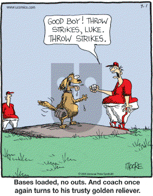 In the Bleachers - Friday July 1, 2005 Comic Strip