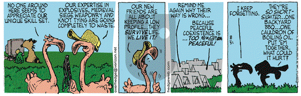Over the Hedge on Thursday August 31, 2006 Comic Strip