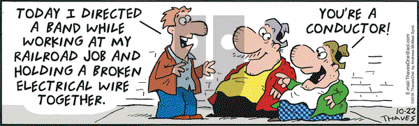 Frank and Ernest on Monday October 22, 2018 Comic Strip