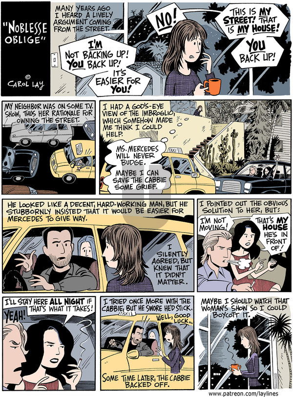 Lay Lines on Monday December 9, 2024 Comic Strip