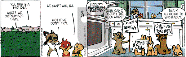 Over the Hedge on Monday October 24, 2011 Comic Strip