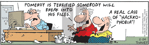 Frank and Ernest - Saturday February 24, 2007 Comic Strip