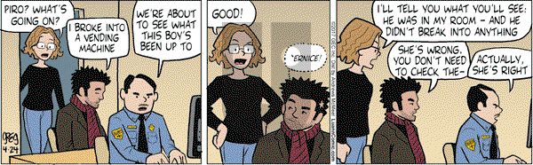 Luann on Monday April 24, 2017 Comic Strip