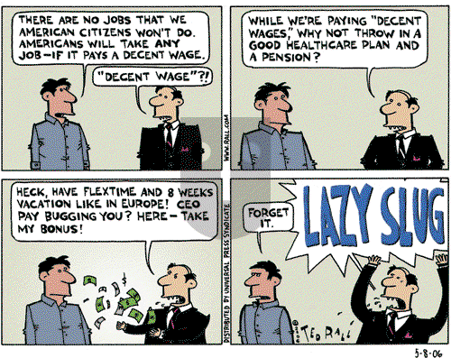 Ted Rall on Monday May 8, 2006 Comic Strip