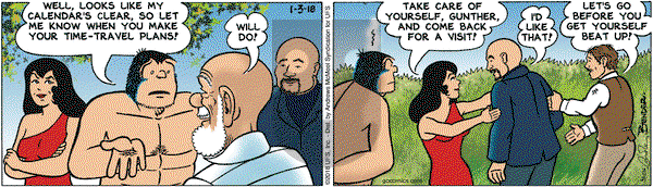 Alley Oop on Wednesday January 3, 2018 Comic Strip