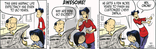Baldo on Monday November 1, 2010 Comic Strip