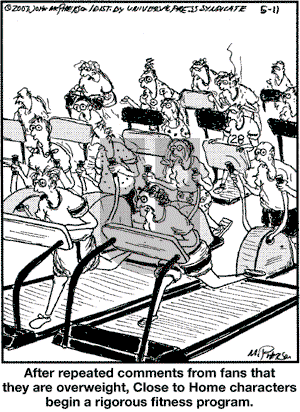 Close to Home on Friday May 11, 2007 Comic Strip