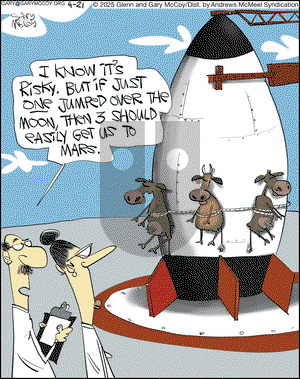 The Flying McCoys on Monday April 21, 2025 Comic Strip