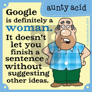 Aunty Acid on Saturday December 20, 2014 Comic Strip