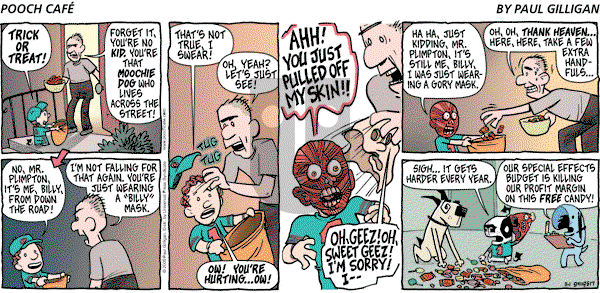 Pooch Cafe on Sunday November 1, 2009 Comic Strip