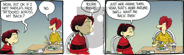 The Buckets on Thursday September 20, 2018 Comic Strip