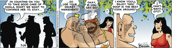 Alley Oop on Monday March 24, 2014 Comic Strip