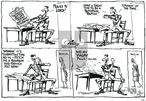 Pat Oliphant on Friday June 12, 1998 Comic Strip