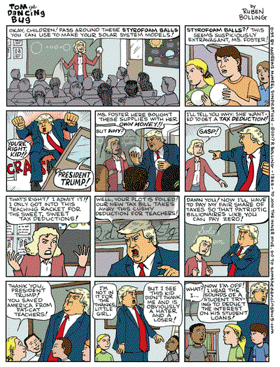 Tom the Dancing Bug on Monday November 27, 2017 Comic Strip