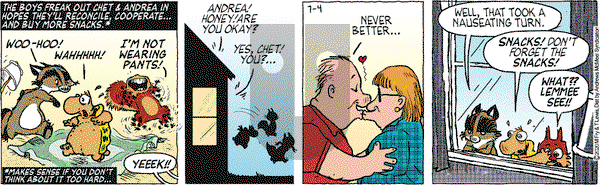 Over the Hedge on Saturday July 4, 2020 Comic Strip