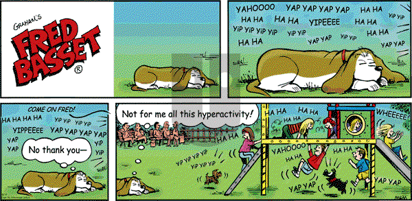 Fred Basset on Sunday August 15, 2010 Comic Strip