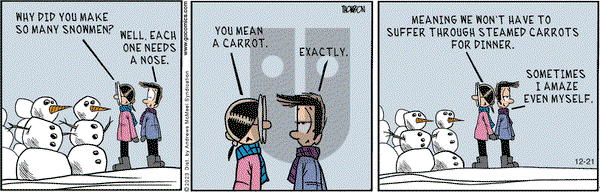 Grand Avenue on Thursday December 21, 2023 Comic Strip