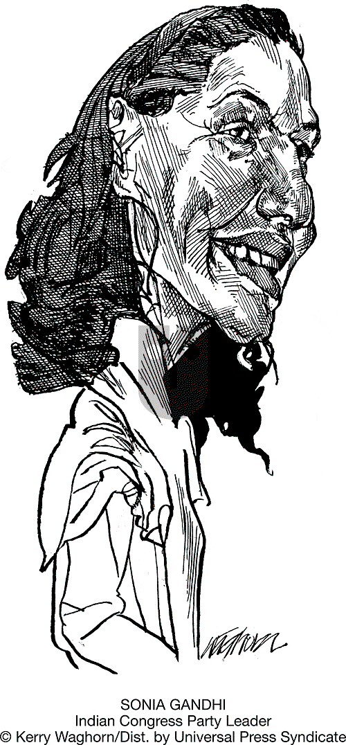 Faces in the News by Kerry Waghorn on Friday March 24, 2006 Comic Strip